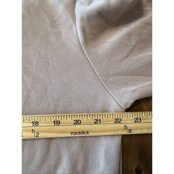 Softies Dreamtech Quarter Zip Tunic Lounge Dress Long Sleeve Coco Size XL - Picture 8 of 9